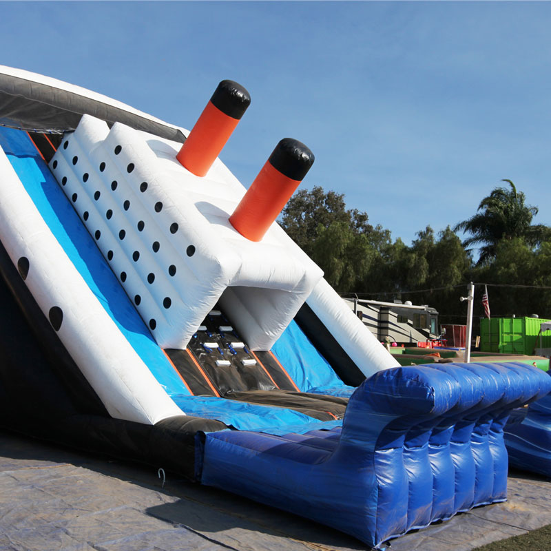 Inflatable slides