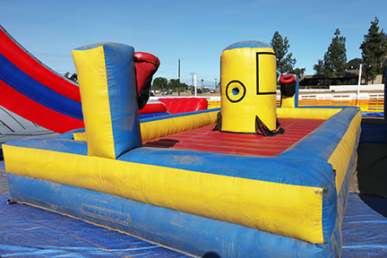 Inflatable Onsticle course