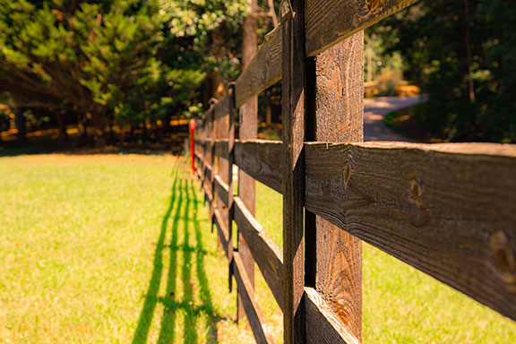 Private event wood fence  pic